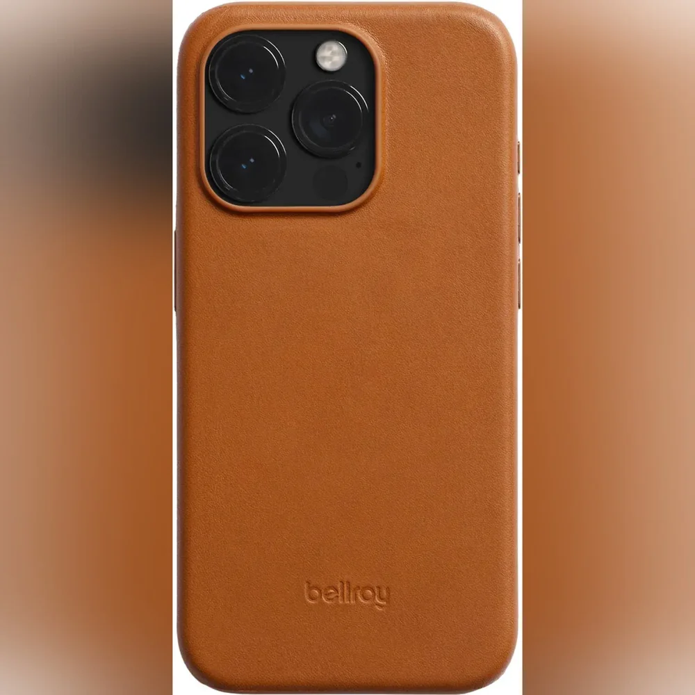 Bellroy Leather Case For iPhone 15 Pro Max (6.7") 3 Card Terracotta New In Box - Picture 2 of 16
